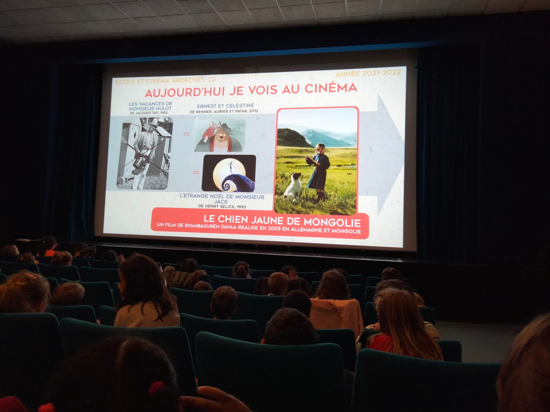 Sortie cinéma CP CE1 CE2 Ecolesainteeulalie